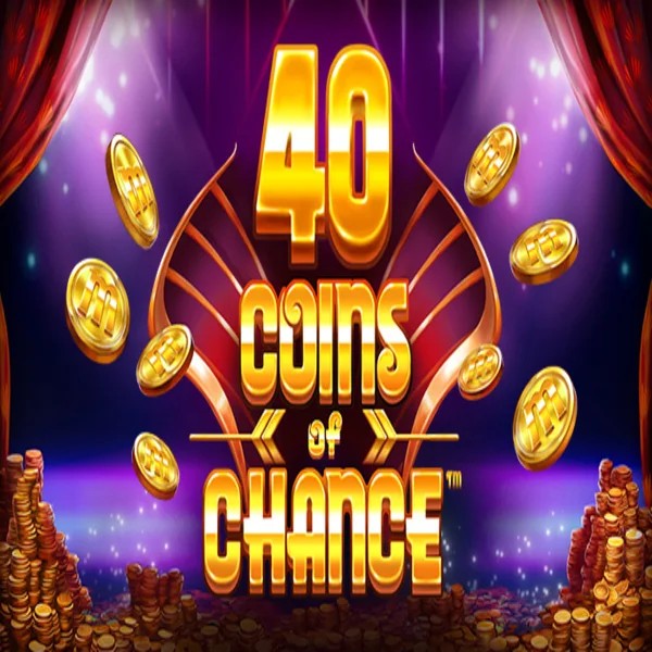 Official Slots logo: 40 Coins of Chance by SYNOT Games at Rizzio Casino